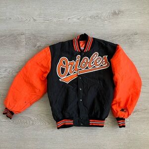 Vintage Diamond Collection Starter Baltimore Orioles Varsity Jacket